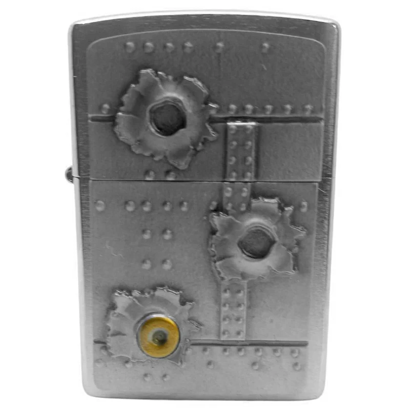 Zippo Lighter 2004519 Bullet Holes