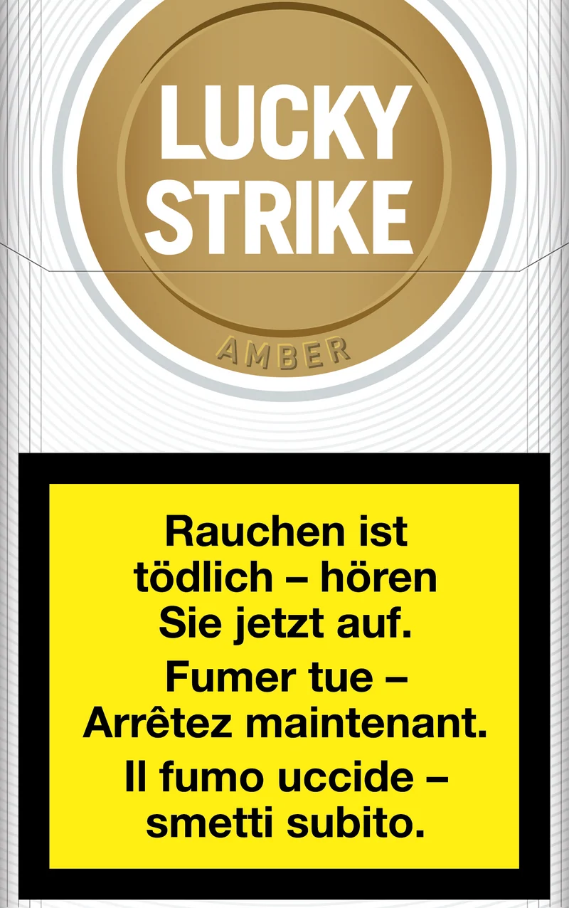 Lucky Strike Amber Box