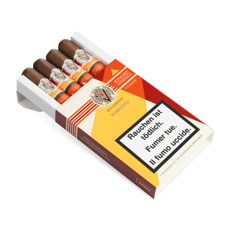 Avo Syncro Nicaragua Fogata Robusto Zigarre 4er Pack