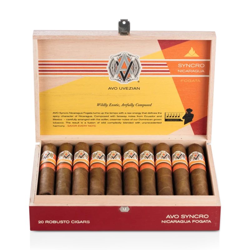 Avo Syncro Nicaragua Fogata Robusto Zigarre 20er Kiste