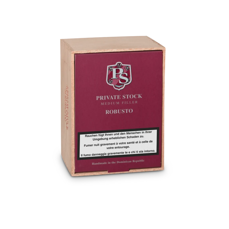 Private Stock Medium Filler Robusto Zigarre 20er Kiste