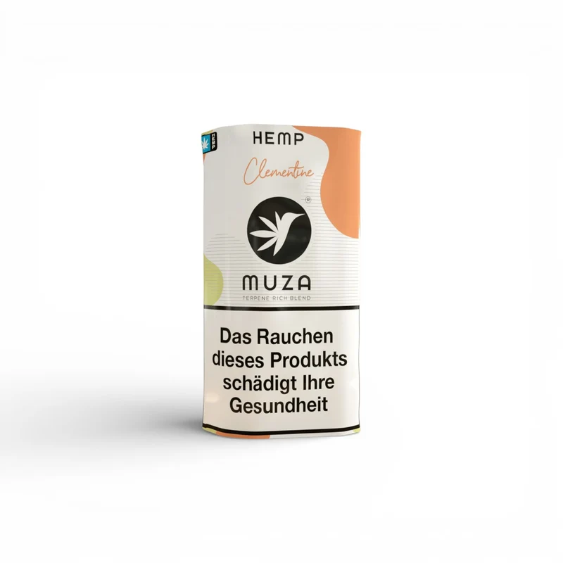 MUZA HEMP CLEMENTINE Tabakersatz, nikotinfrei, Hanffasern 10g