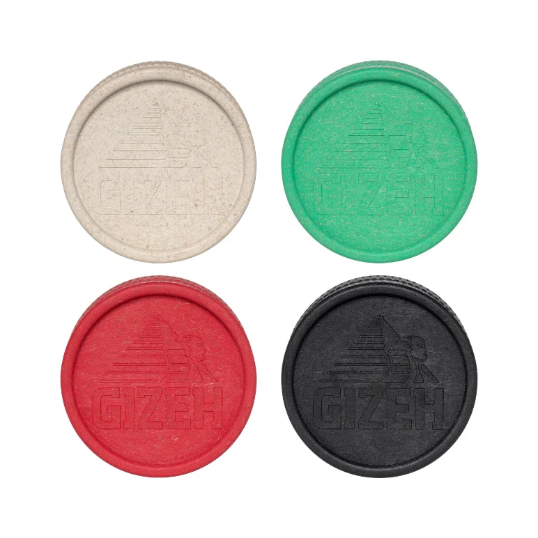 GIZEH Hemp Grinder 2-teilig 55 mm (Display, 24 Stk.)