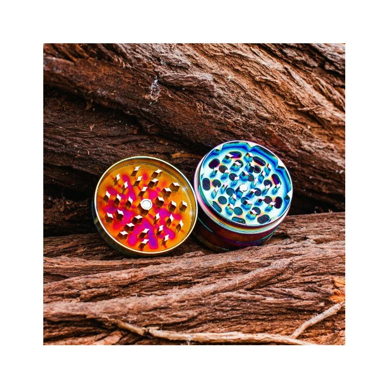 GIZEH Alu Grinder «ICY» 4-teilig 50 mm