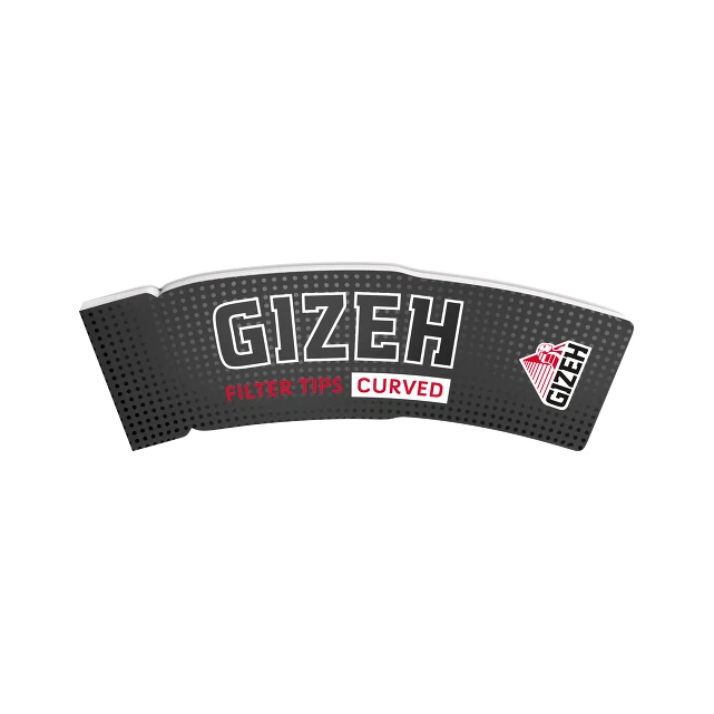 GIZEH Black Filter Tips Curved (20 Stk.)