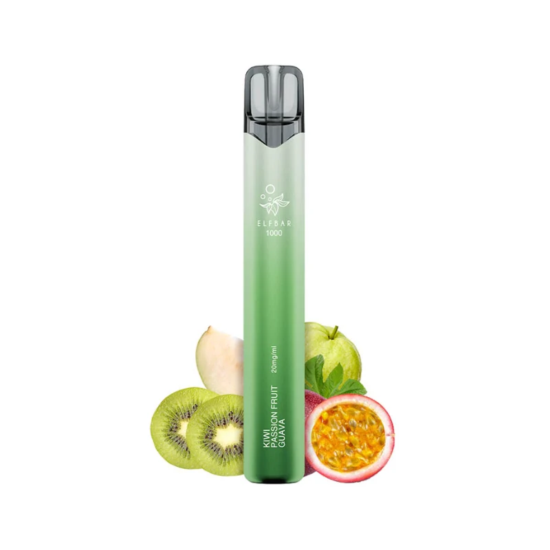 Elf Bar 1000 Kiwi Passionfruit Guava – Einweg Vape, 20 mg