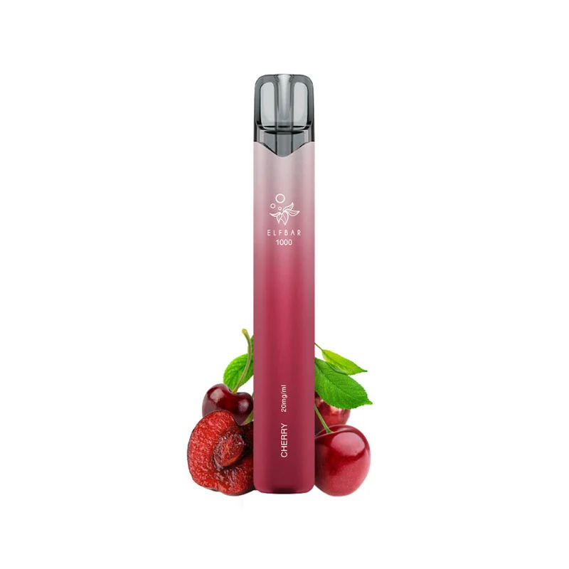Elf Bar 1000 Einweg Vape Cherry (20 mg / 1000 Puffs)