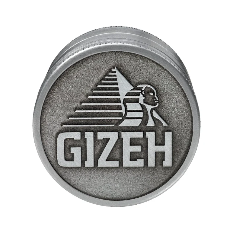 GIZEH Metal Grinder 4-teilig 50 mm Silber