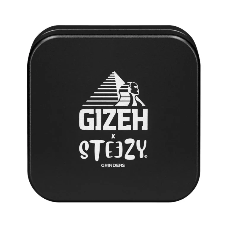 GIZEH x STEEZY Grinder 2-teilig 55 mm Schwarz