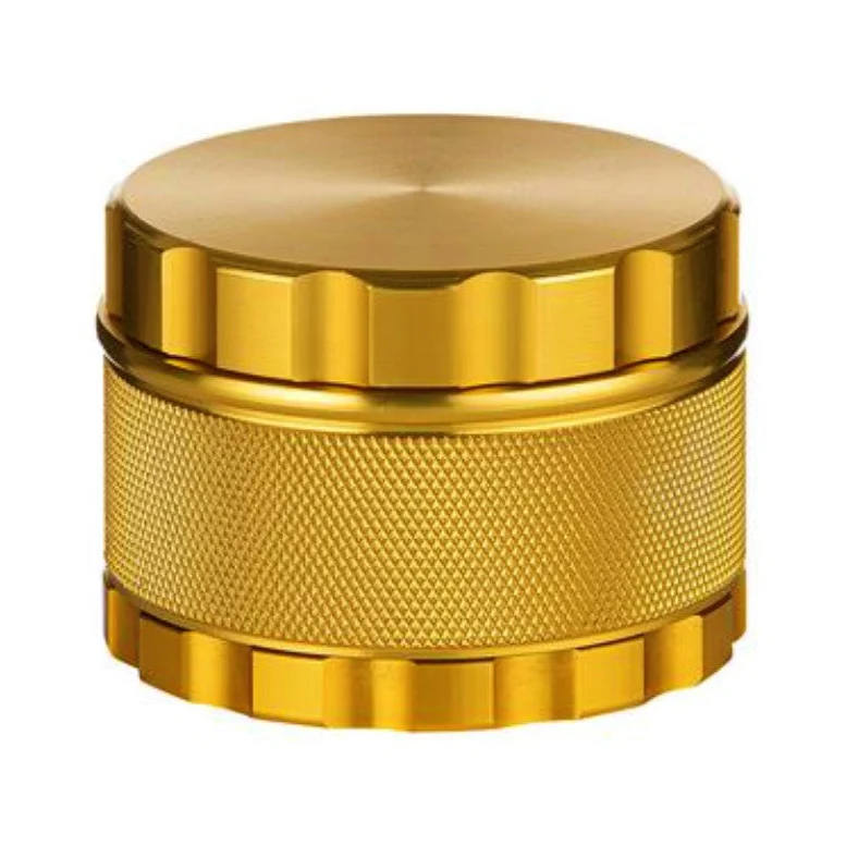 Super Heroes Metall Grinder Gold geriffelt – 4-teilig, 60 mm
