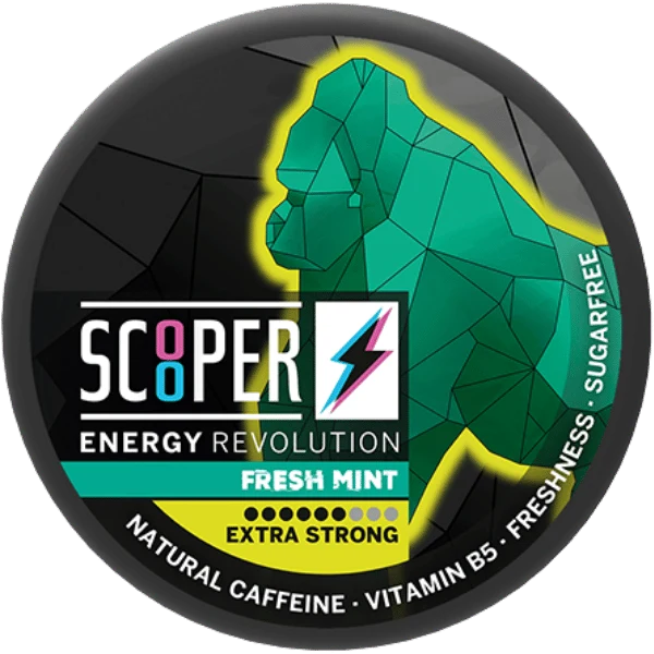 Scooper Energy Fresh Mint Extra Strong