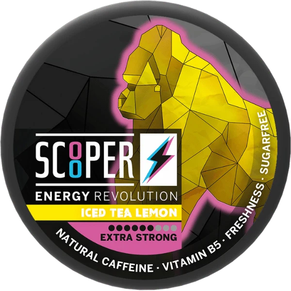 Scooper Energy Iced Tea Lemon Extra Strong
