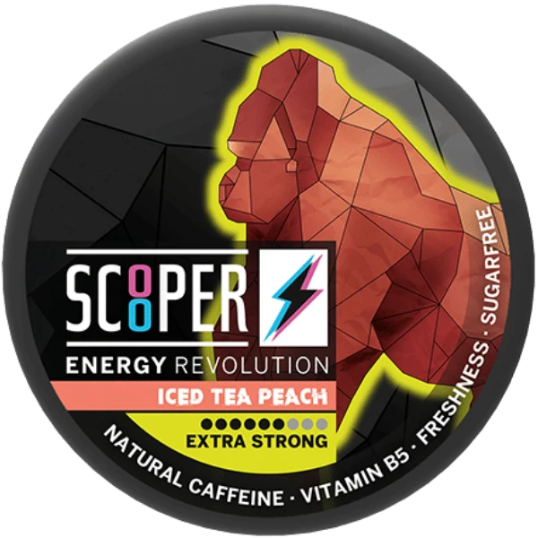 Scooper Energy Iced Tea Peach Extra Strong