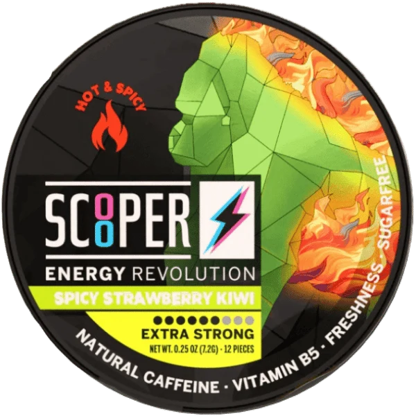 Scooper Energy Spicy Strawberry Kiwi Extra Strong