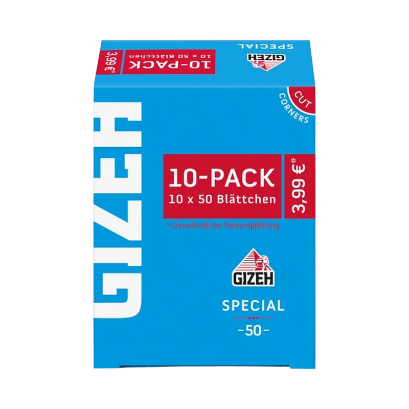 GIZEH - Special 50 Blatt 10x10er