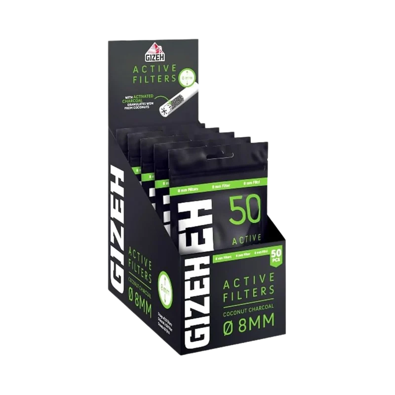 GIZEH Black - Active Filter 8mm - 5x50er