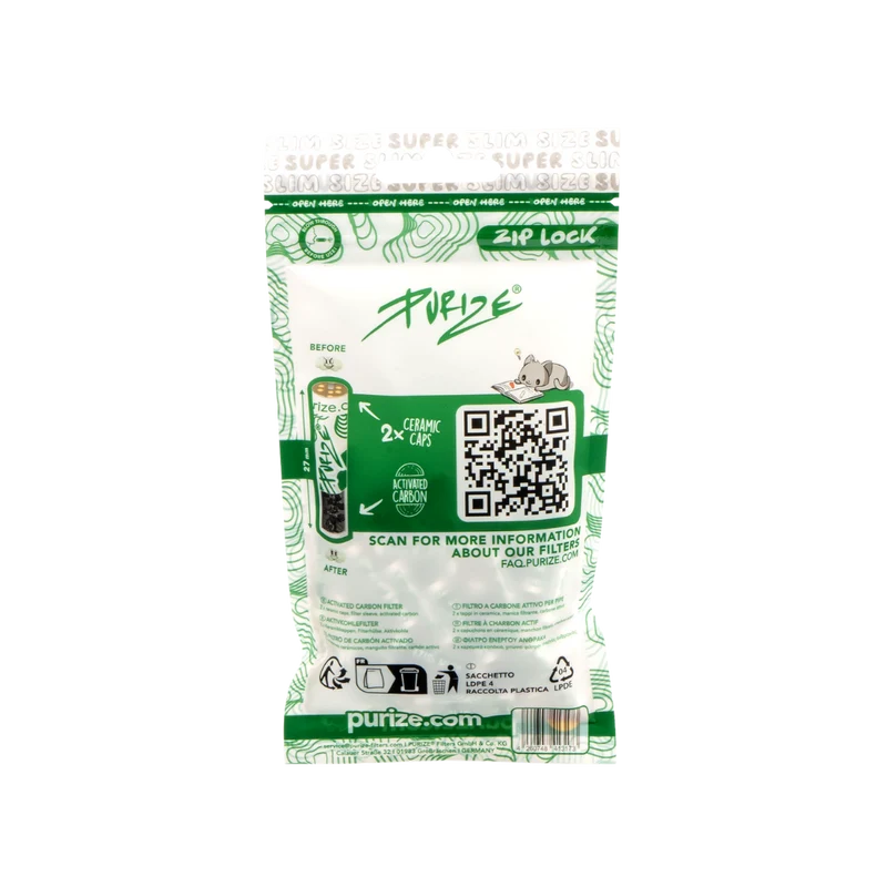 Purize - Super Slim Size - 5mm White - 20x50