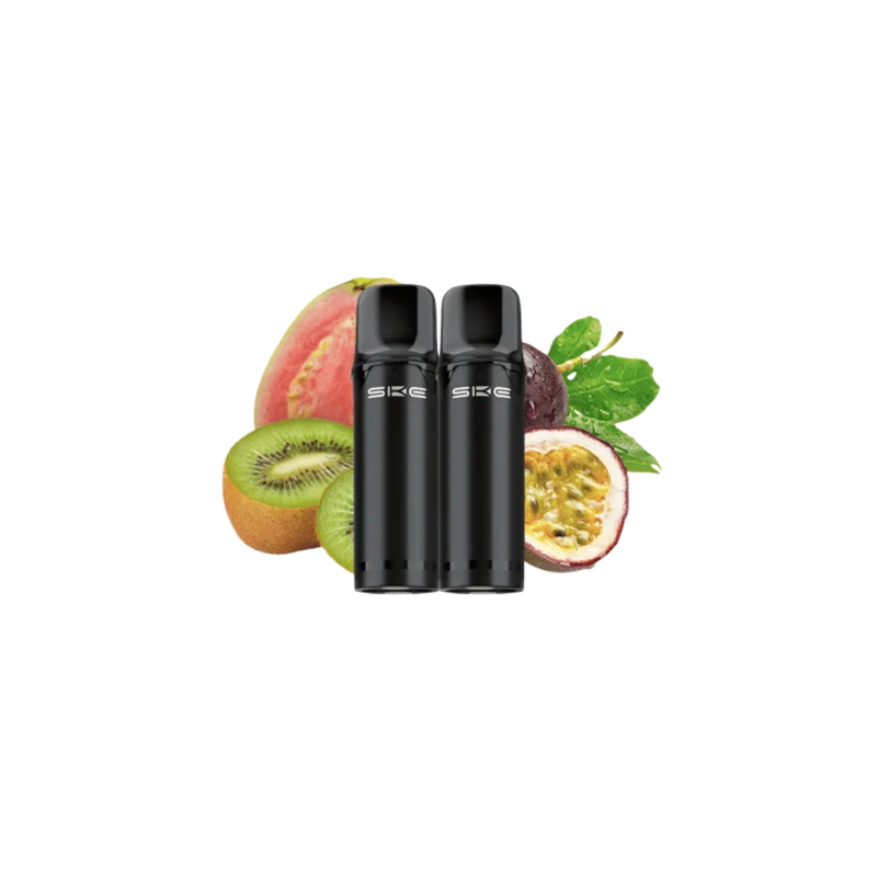 SKE Crystal Pro 800 - Kiwi Passion Fruit Guava - 2er pack