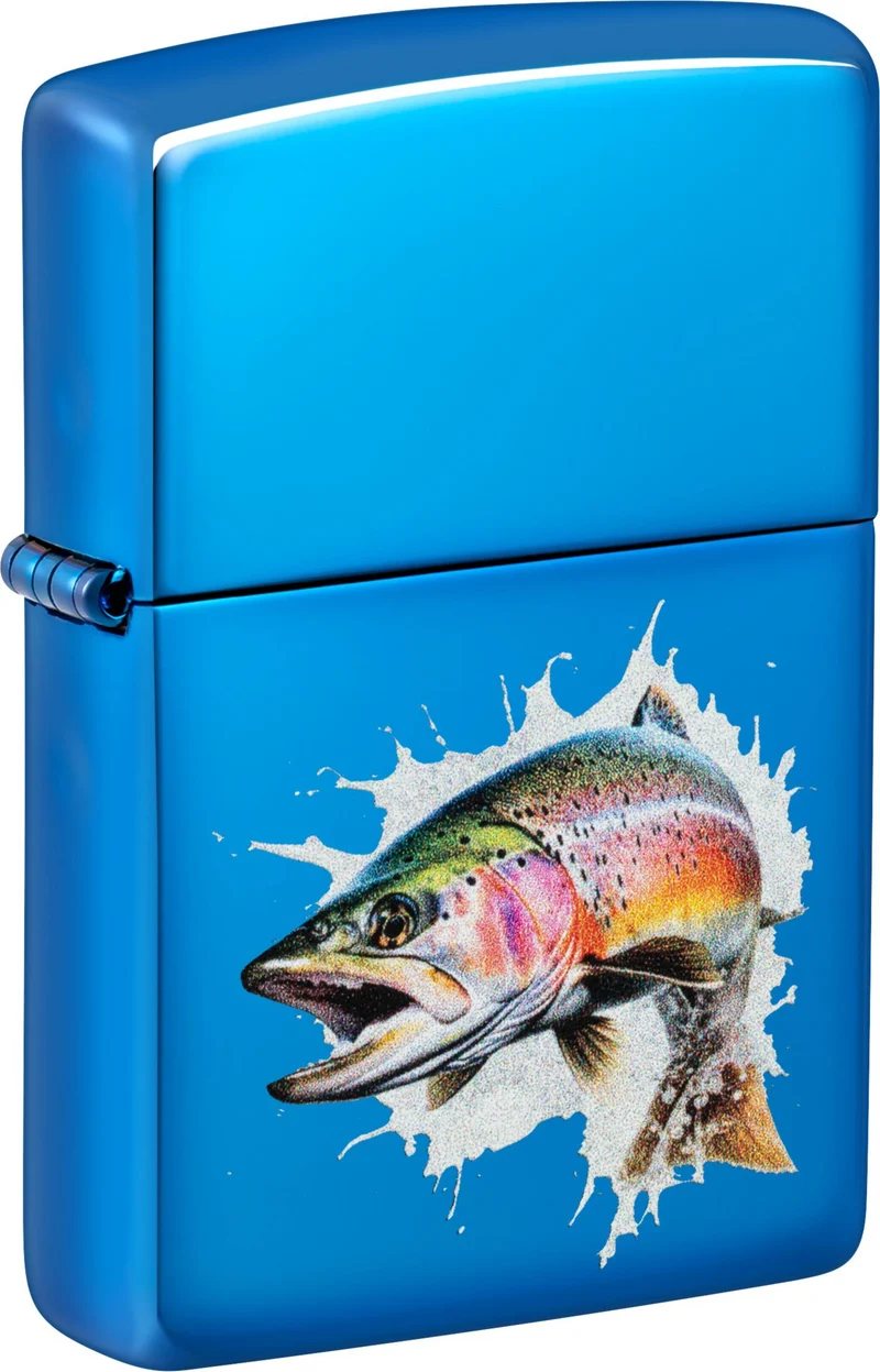 Zippo 20446 Jumping Fish Design