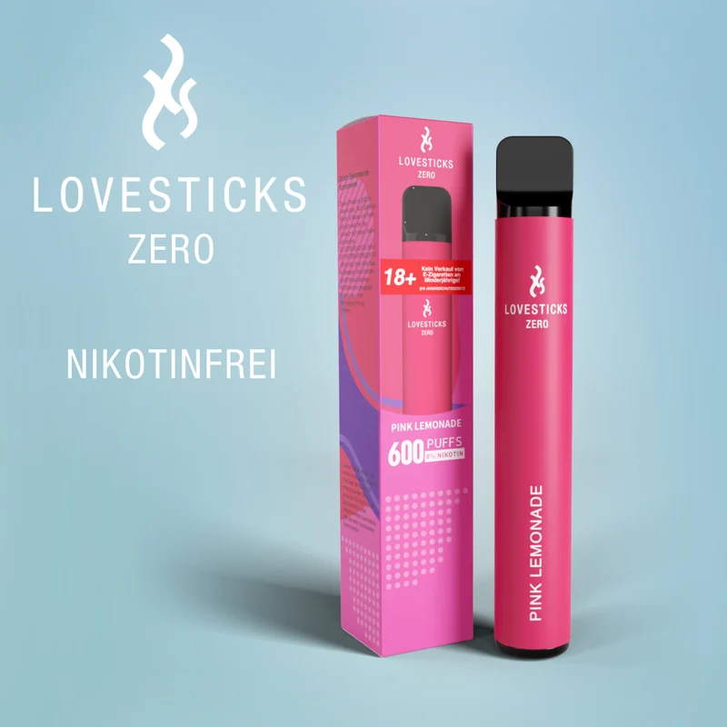 LOVESTICKS ZERO NIKOTINFREI – PINK LEMONADE E-ZIGARETTE