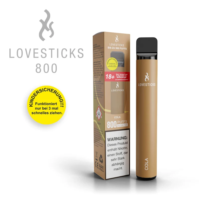 LOVESTICKS 800 – COLA E-Zigarette