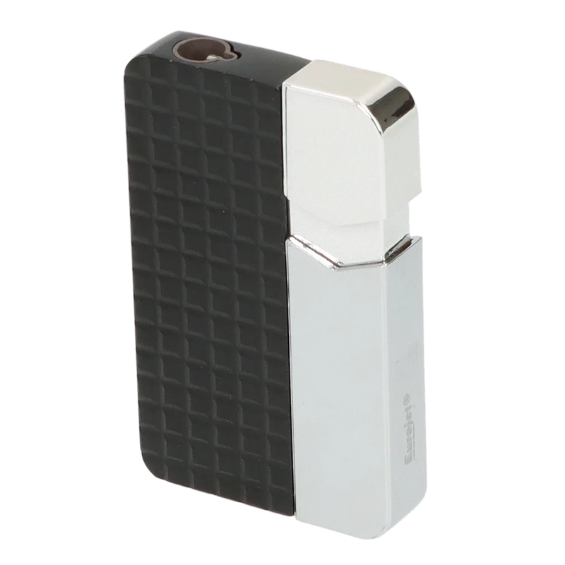 Eurojet Turbo Jet Cigaret Lighter - Sort / Sølv