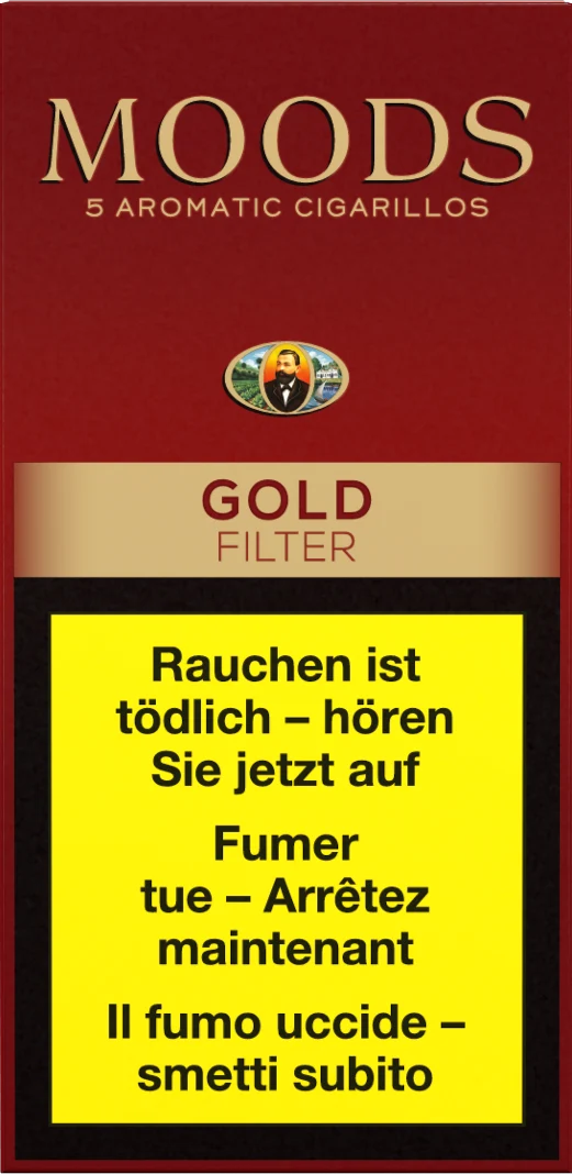 Dannemann Moods Gold Filter 5 Stück