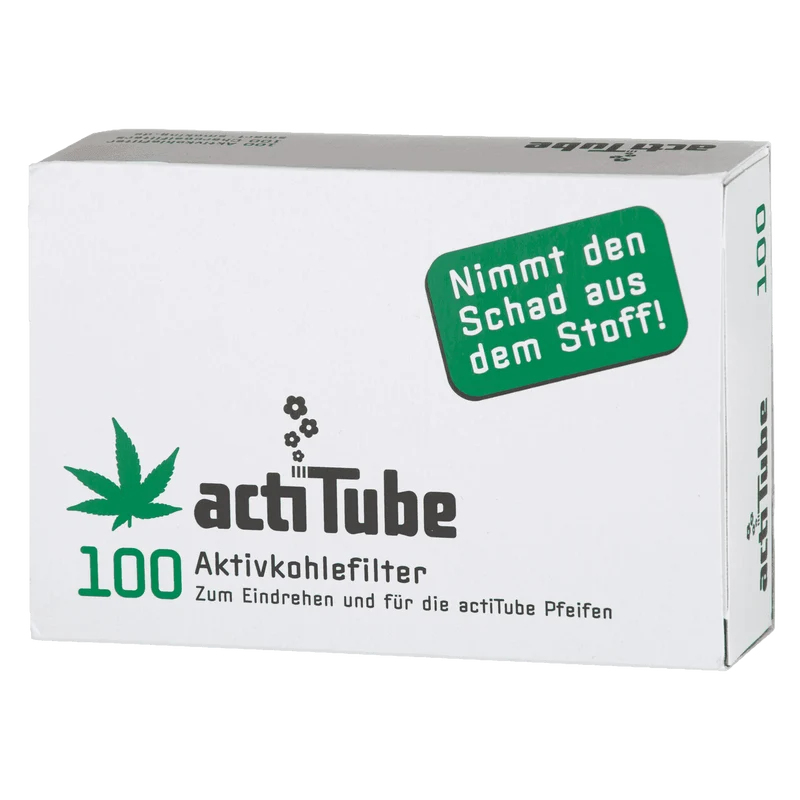 Acti Tube 8mm Filter Regular, Schachtel á 100 Filter