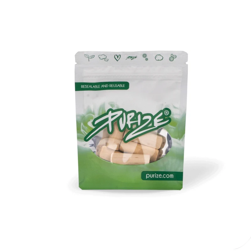 Purize Holzmundstück Regular Apfel – für 9 mm Filter, 5 Stk.