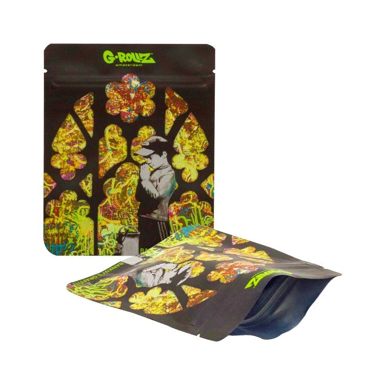 G-Rollz Banksy Bag «Church of Graffiti» – Zip-Beutel 10 × 12.5 cm