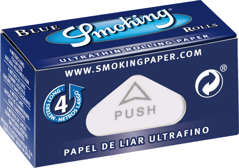 Zigarettenpapier Smoking Blau Rolls