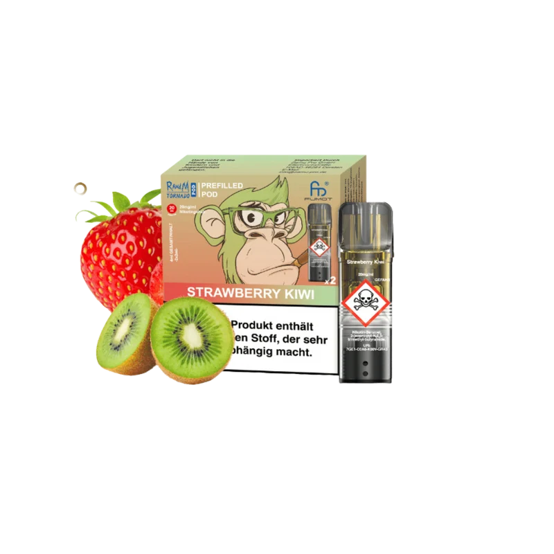 RANdM TORNADO Pods - Strawberry Kiwi