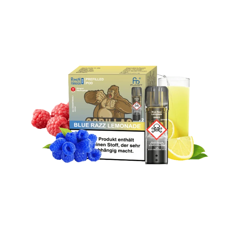 RANdM TORNADO Pods - Blue Razz Lemonade