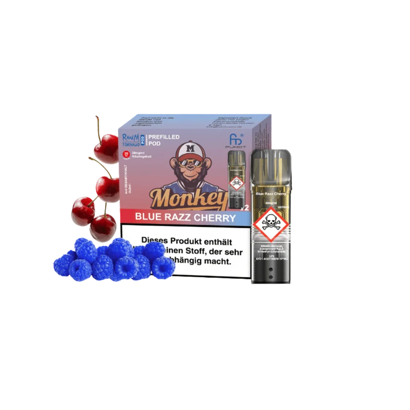 RANdM TORNADO Pods - Blue Razz Cherry
