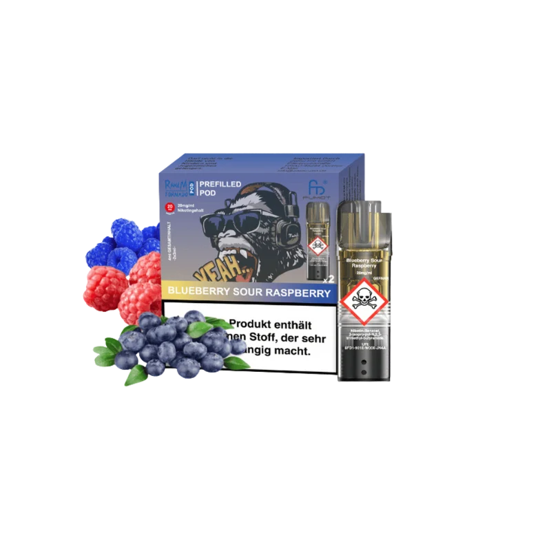 RANdM TORNADO Pods - Blueberry Sour Raspberry