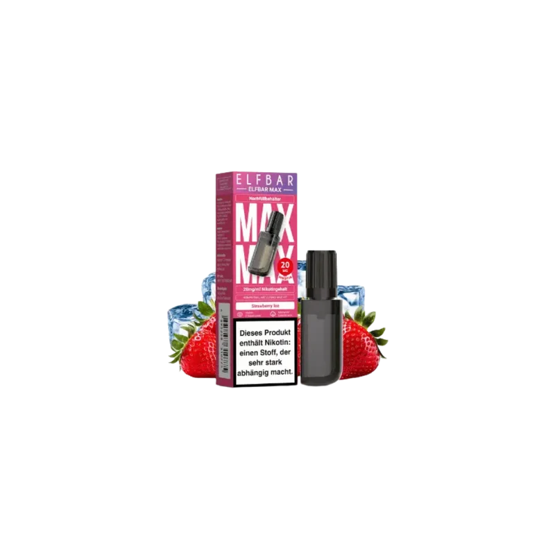 ELFBAR MAX Pod - Strawberry Ice