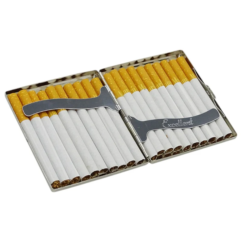 Cigaret Etui - 20 King Size - Floral Chrom