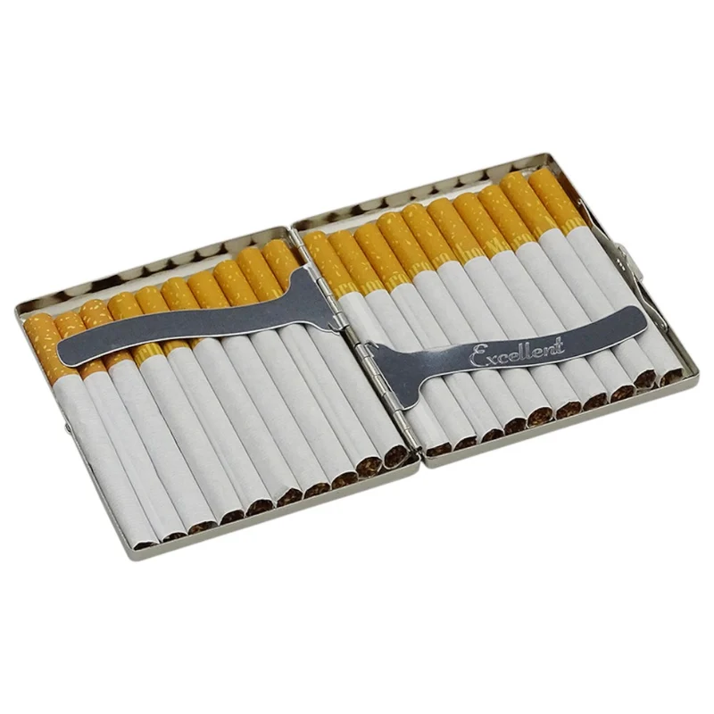 Cigaret Etui - 20 King Size - Classic Chrom