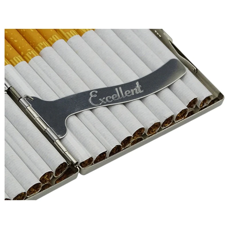 Cigaret Etui - 20 King Size - Classic Chrom
