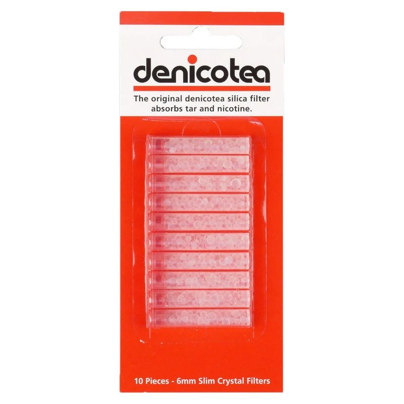 Denicotea Filter SLIM til Cigaret Holder - 10 stk