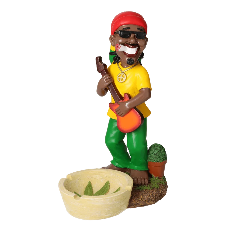 Aschenbecher Rasta mit Gitarre 21 x 15 x 31 xm