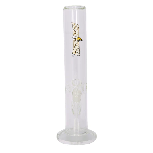 Super Heroes Glasbong Ice Zylinder, transparent, H. 38 cm Ø 4 cm