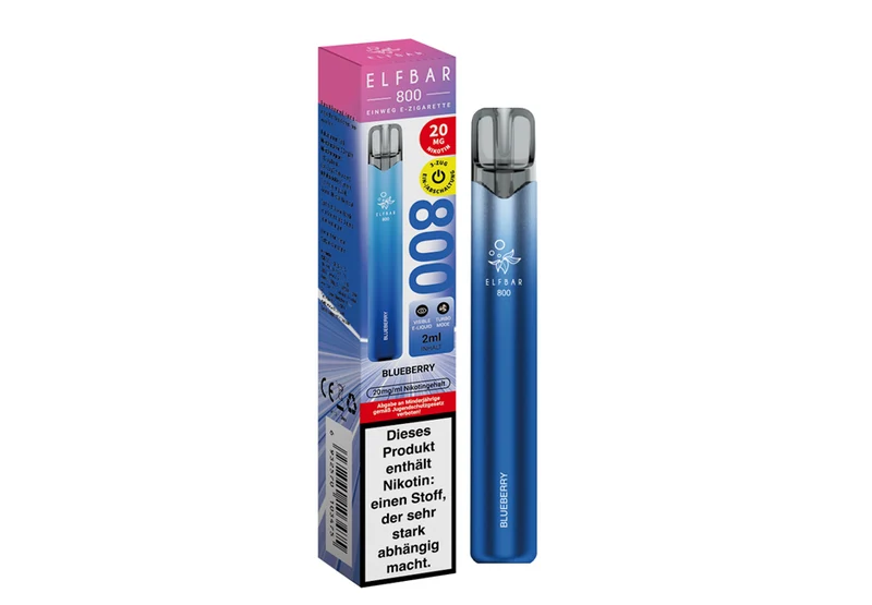 ELFBAR Einweg E-Zigarette Blueberry 20mg/ml bis zu 800 Puffs