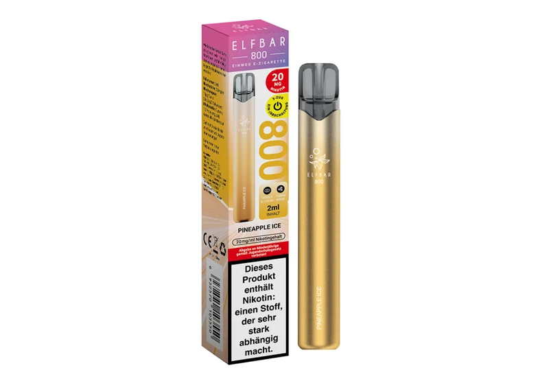 ELFBAR Einweg E-Zigarette Pineapple Ice 20mg/ml bis zu 800 Puffs