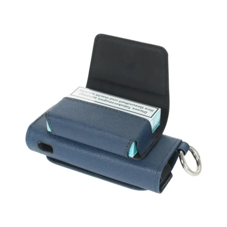 IQOS-Hülle PVC Dunkelblau mit Aufhänger