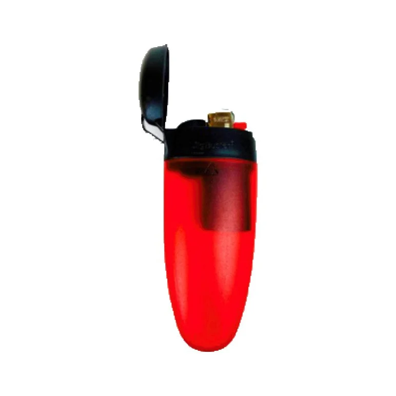 Cig Buster Taschenaschenbecher mit Feuerzeug Rot