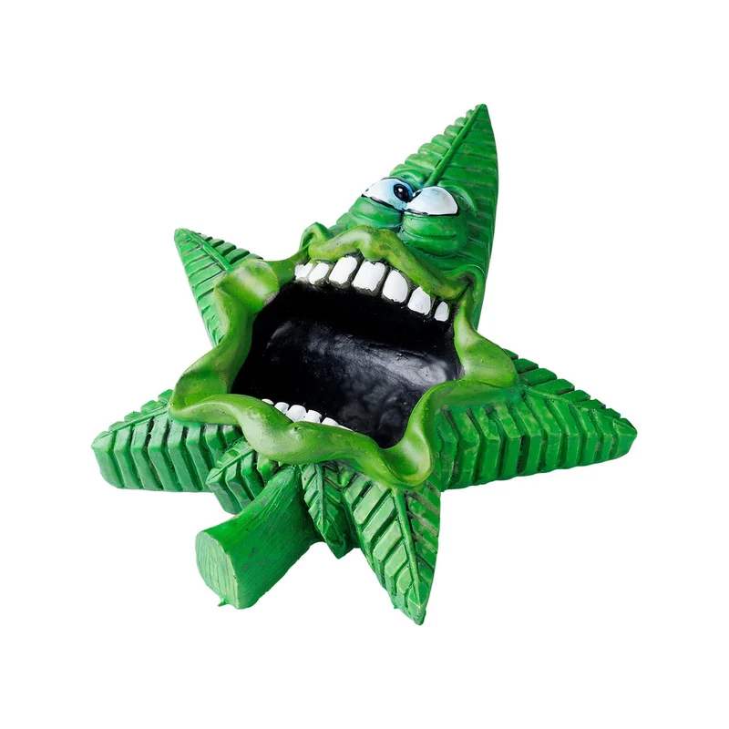 Cannabuds Aschenbecher «Seestern» Grün – 2er-Set