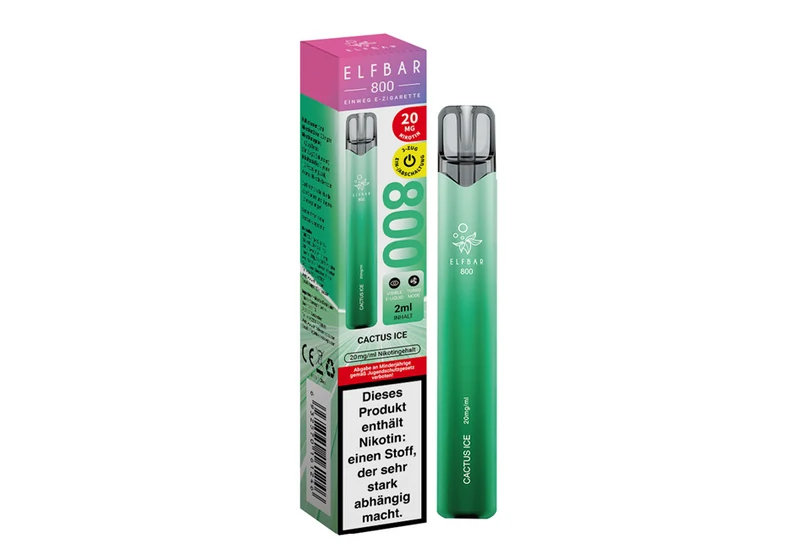 ELFBAR Einweg E-Zigarette Cactus Ice 20mg/ml bis zu 800 Puffs
