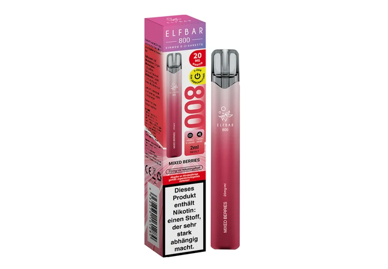 ELFBAR Einweg E-Zigarette Mixed Berries 20mg/ml bis zu 800 Puffs