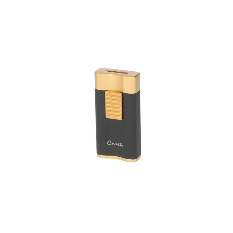 Caseti Feuerzeug Wide Flat Flame mit Bohrer